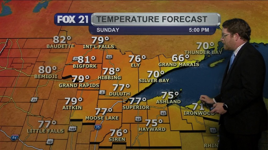 Saturday Evening Northland Forecast