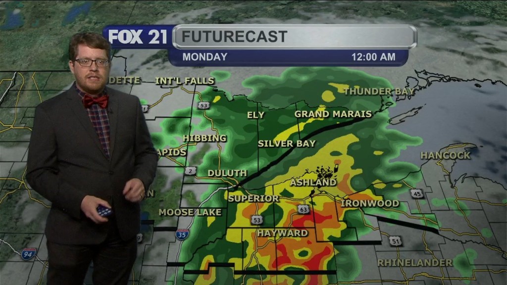 Sunday Evening Northland Forecast