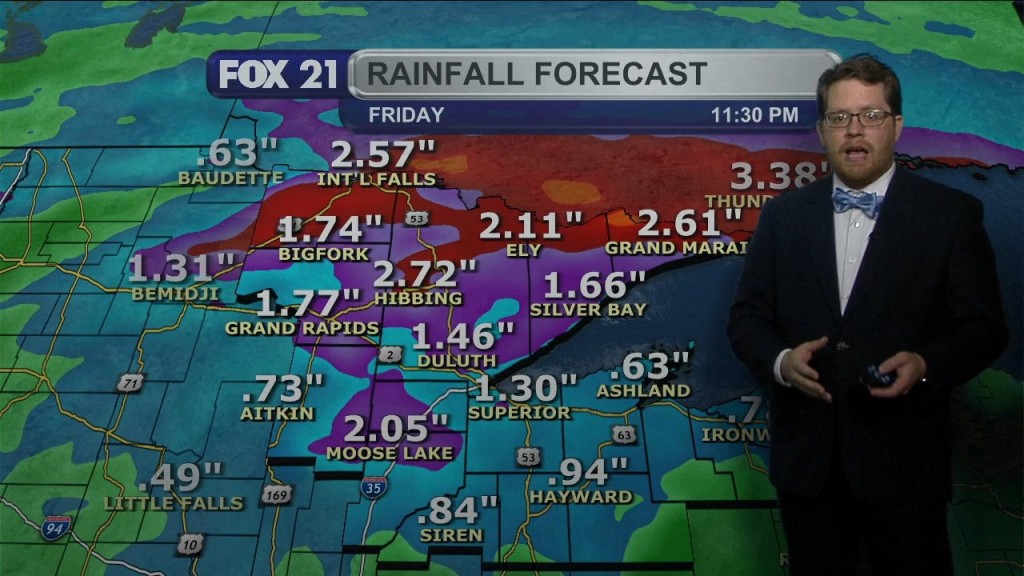 Wednesday Evening Northland Forecast