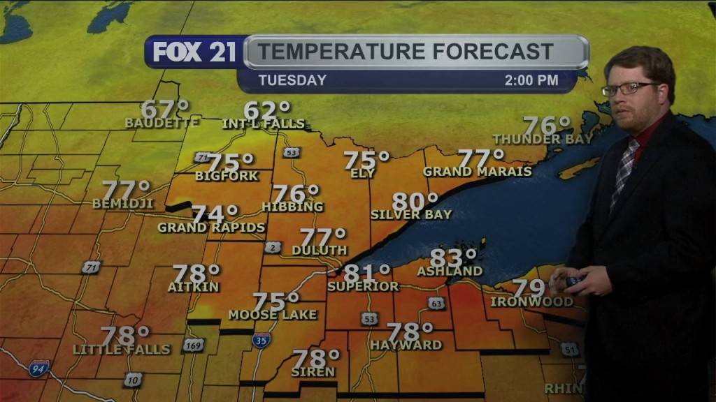 Monday Evening Northland Forecast