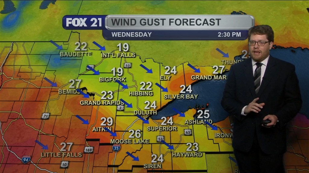 Tuesday Evening Northland Forecast