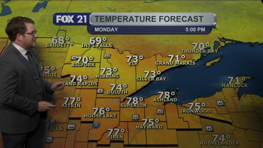 Sunday Evening Northland Forecast