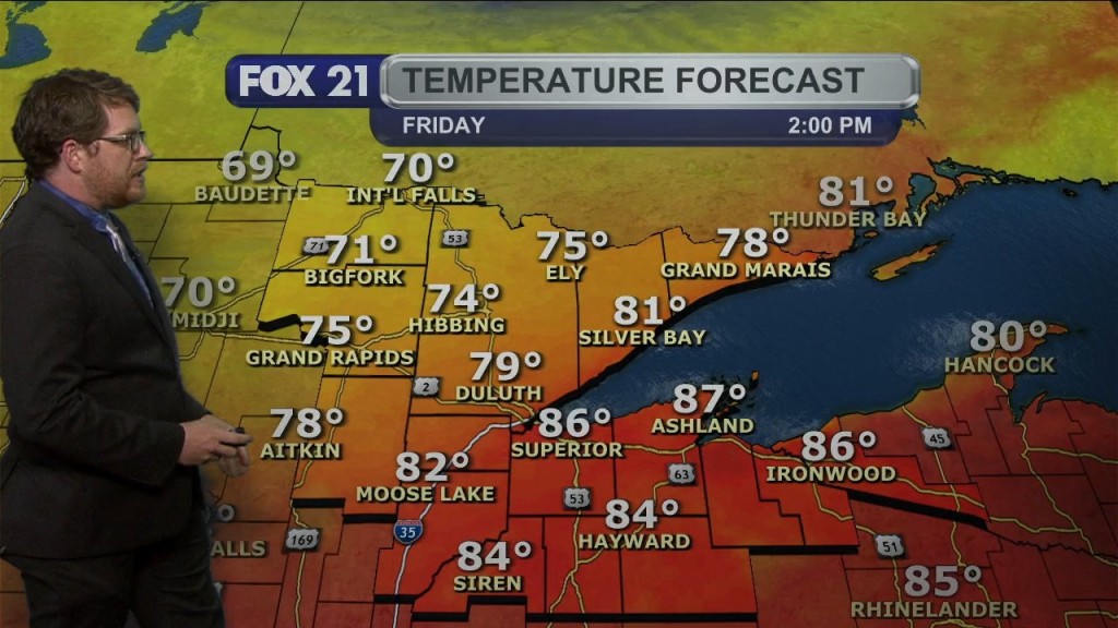 Thursday Evening Northland Forecast