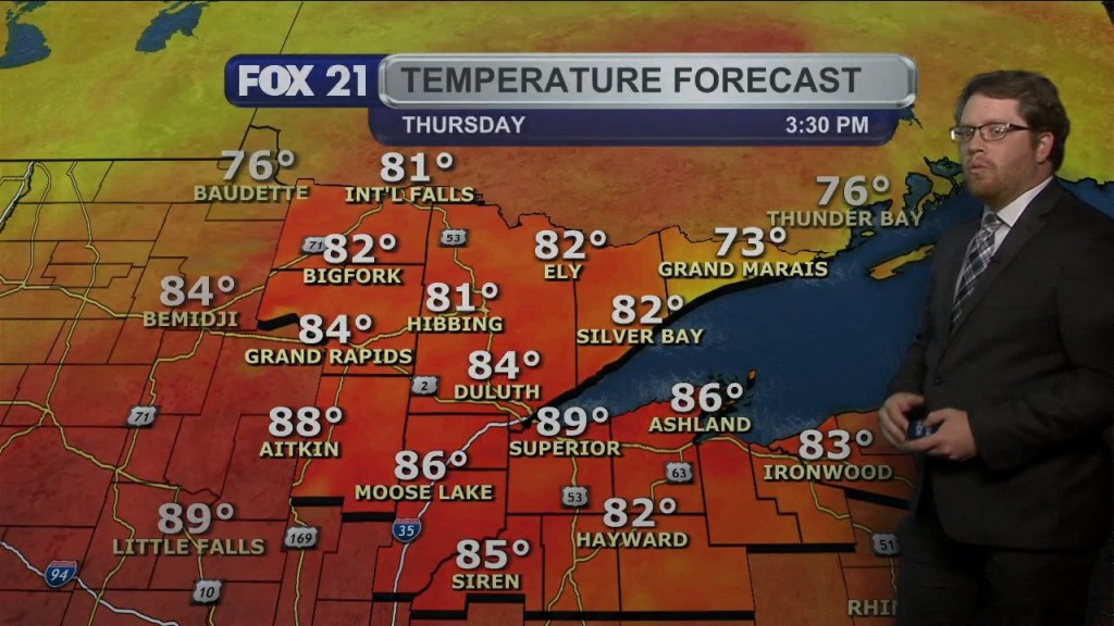 Wednesday Evening Northland Forecast