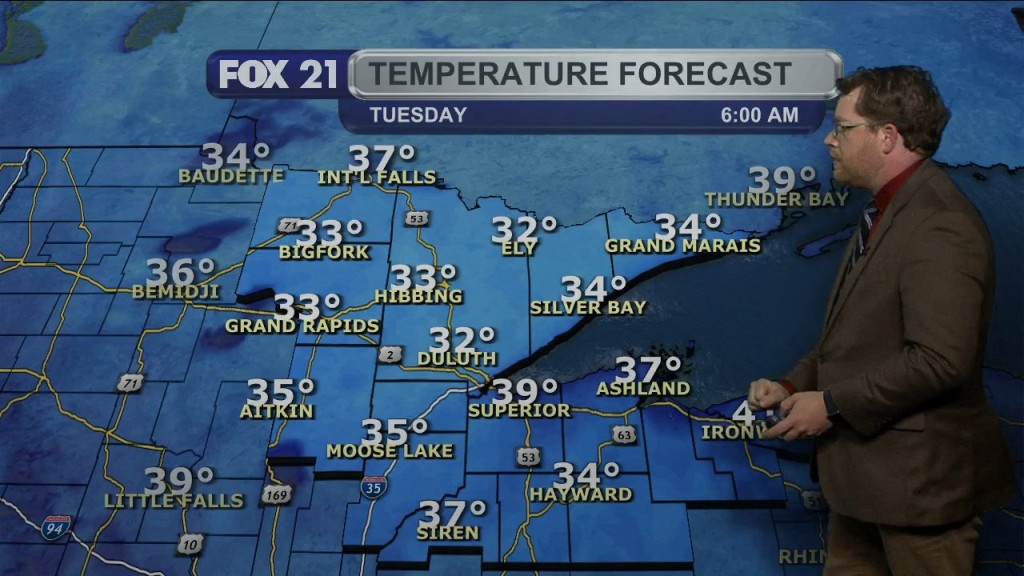 Monday Evening Northland Forecast