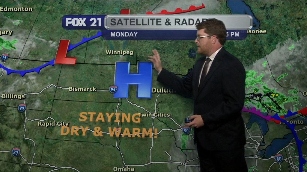 Monday Evening Northland Forecast