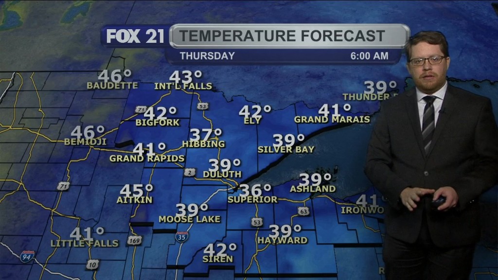 Wednesday Evening Northland Forecast