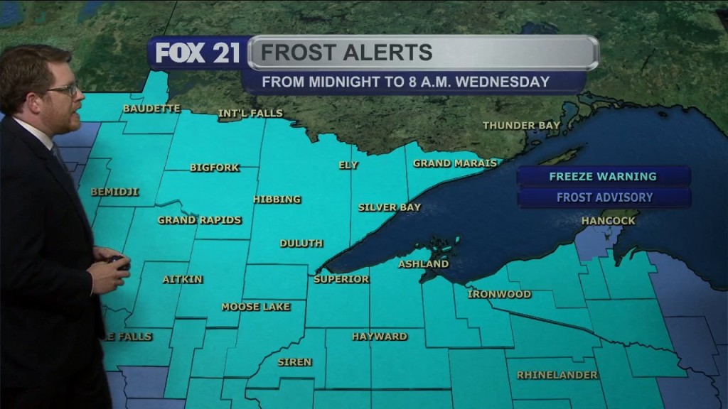 Tuesday Evening Northland Forecast