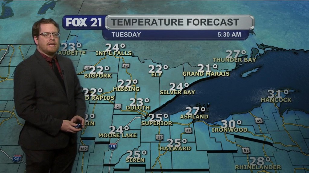 Monday Evening Northland Forecast