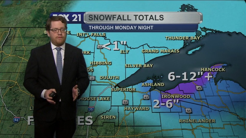 Sunday Evening Northland Forecast