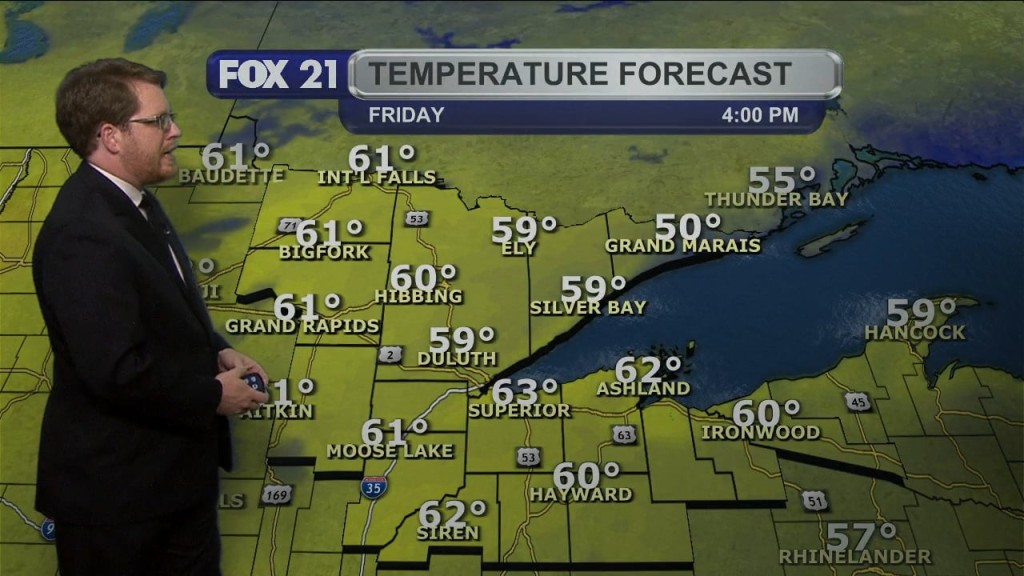 Thursday Evening Northland Forecast