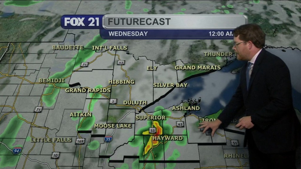 Tuesday Evening Northland Forecast