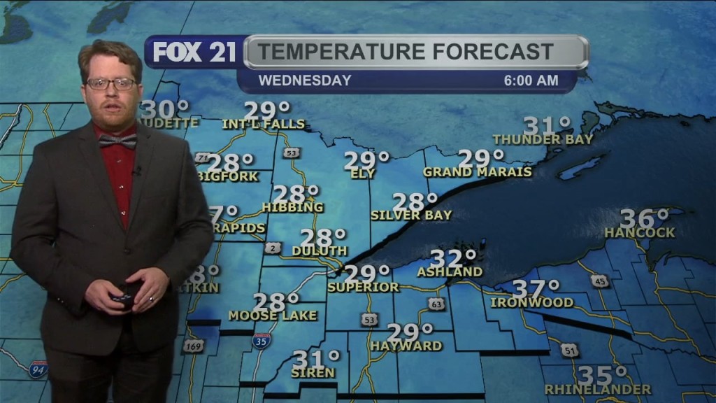 Tuesday Evening Northland Forecast