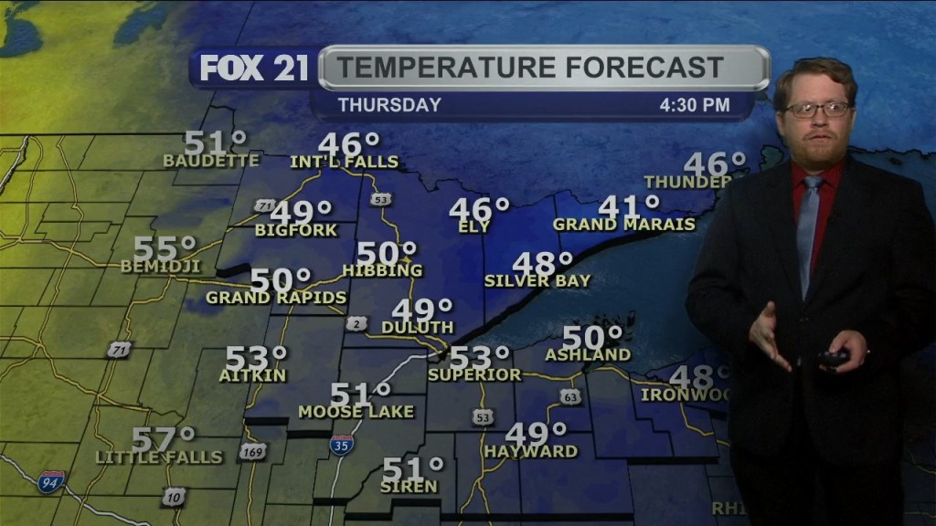 Wednesday Evening Northland Forecast