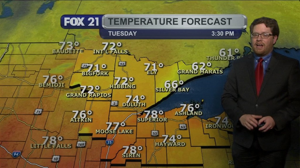 Monday Evening Northland Forecast
