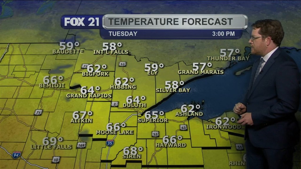 Monday Evening Northland Forecast