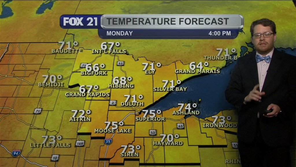 Sunday Evening Northland Forecast
