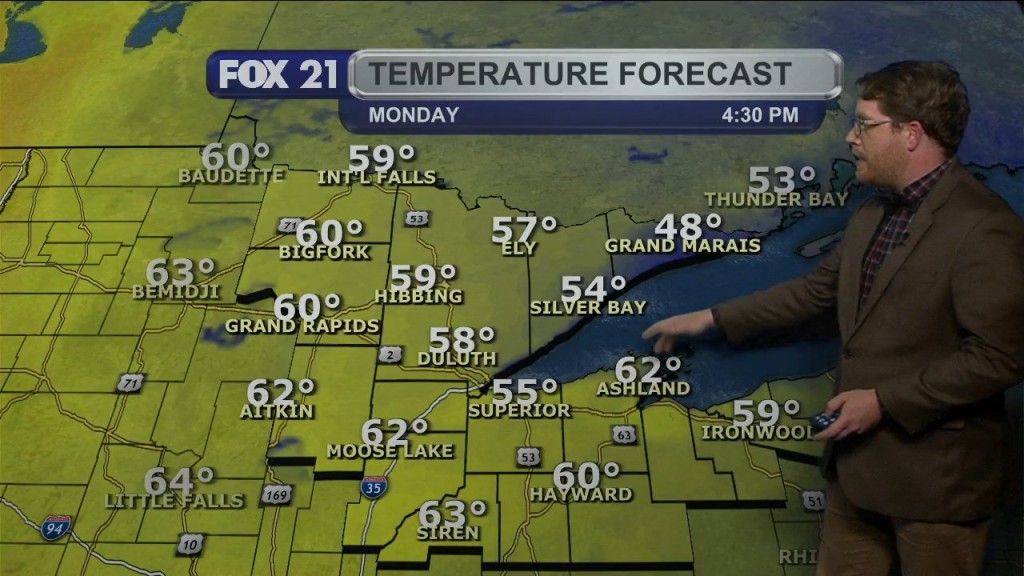 Sunday Evening Northland Forecast