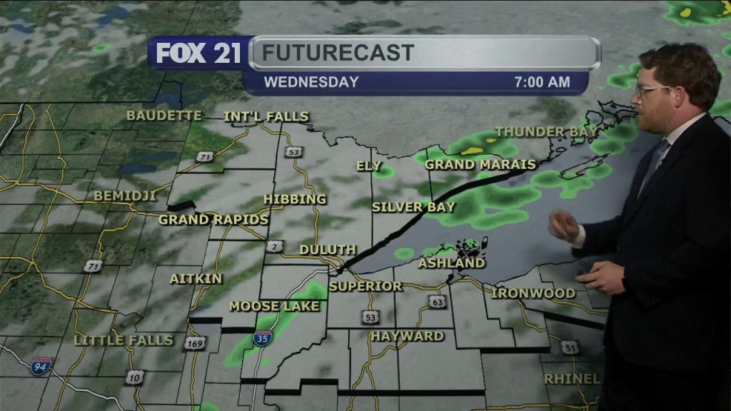 Tuesday Evening Northland Forecast