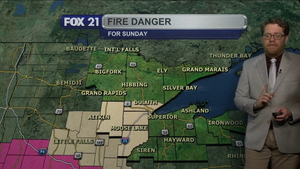 Saturday Evening Northland Forecast