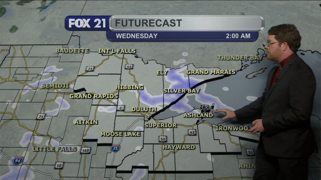 Tuesday Evening Northland Forecast