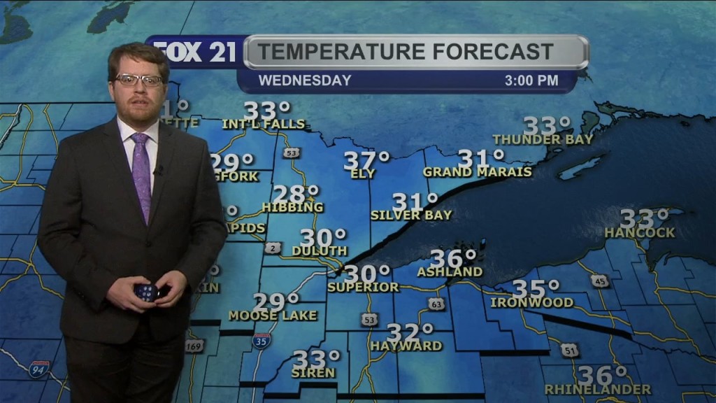 Tuesday Evening Northland Forecast