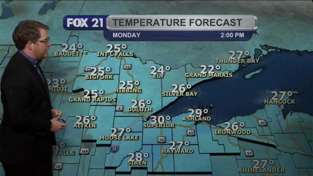 Sunday Evening Northland Forecast