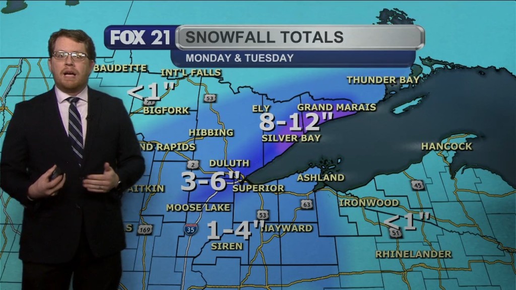 Monday Evening Northland Forecast