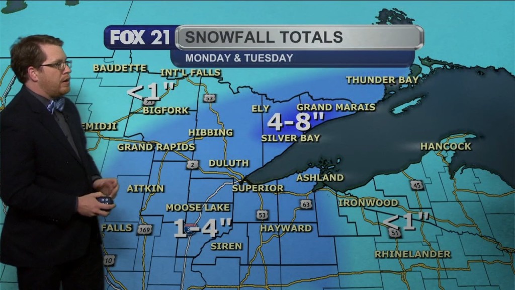 Sunday Evening Northland Forecast