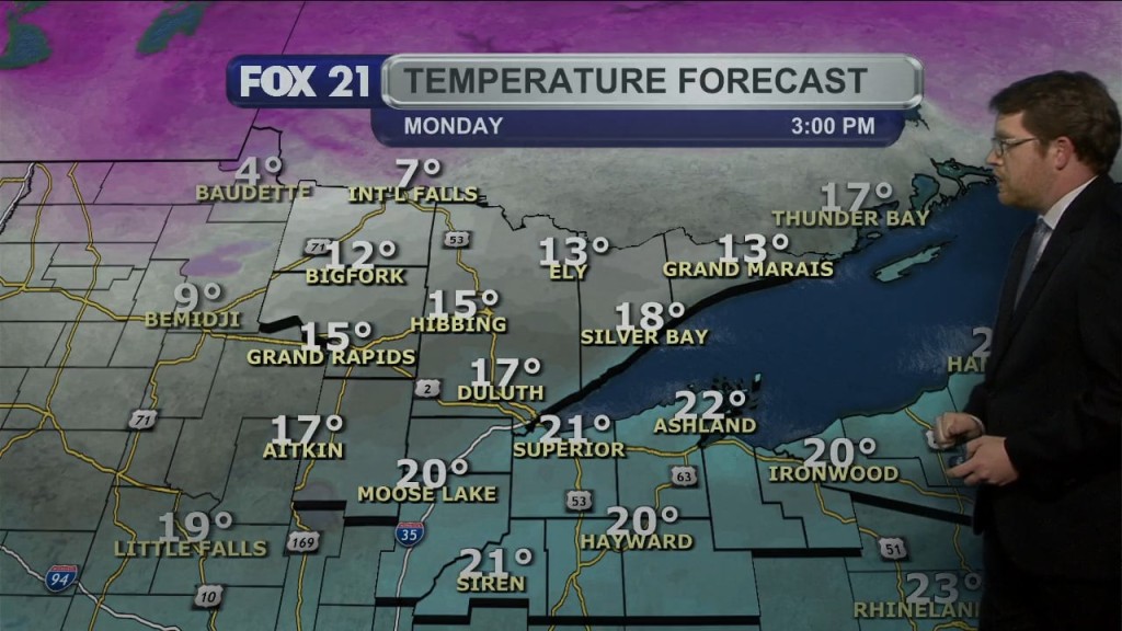 Sunday Evening Northland Forecast