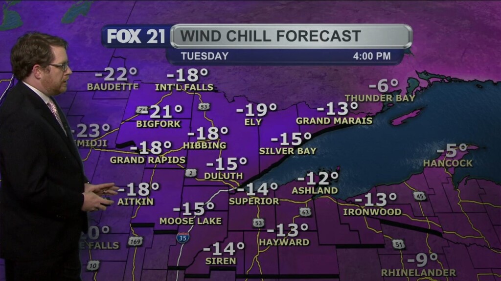 Monday Evening Northland Forecast