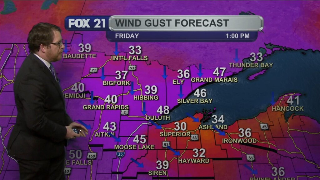 Thursday Evening Northland Forecast