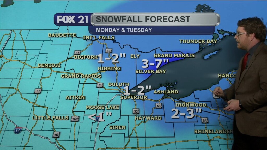Sunday Evening Northland Forecast