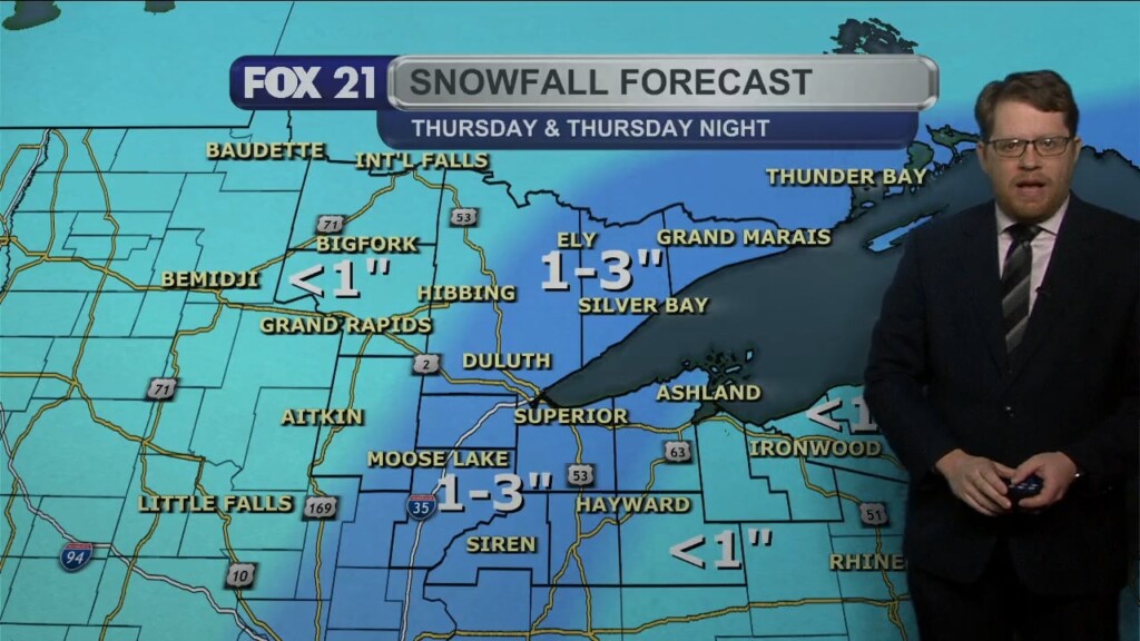 Wednesday Evening Northland Forecast