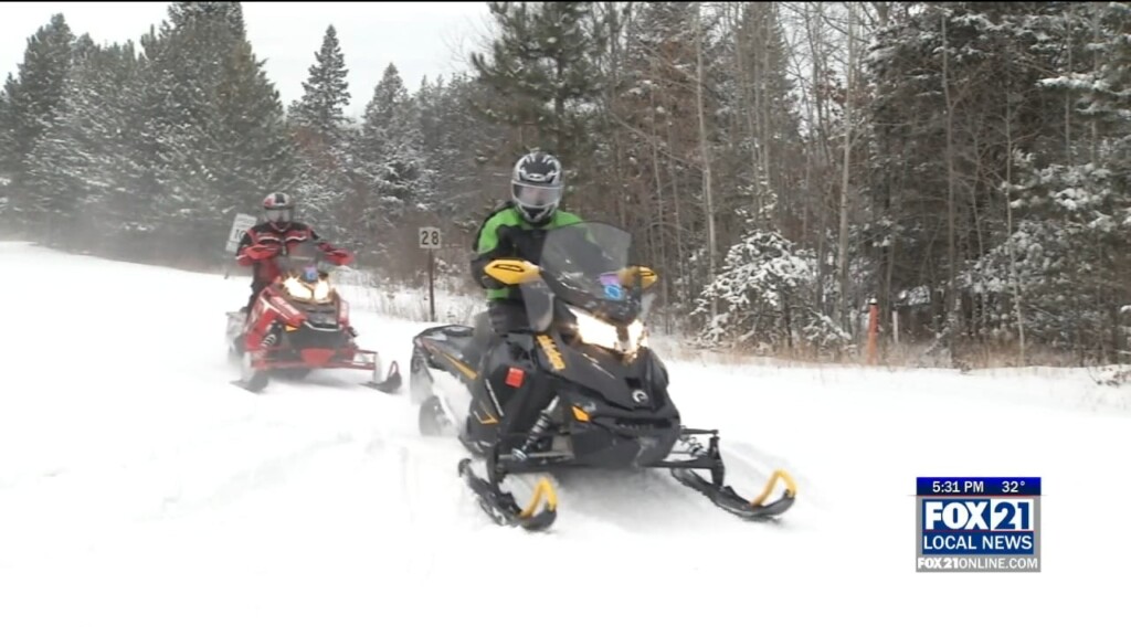 Snowmobiling