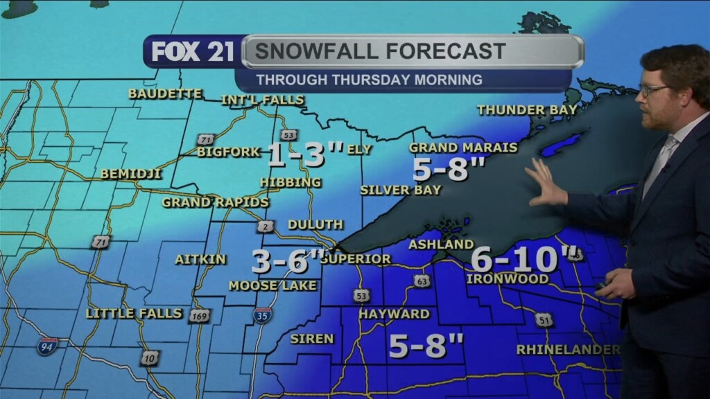 Wednesday Evening Northland Forecast