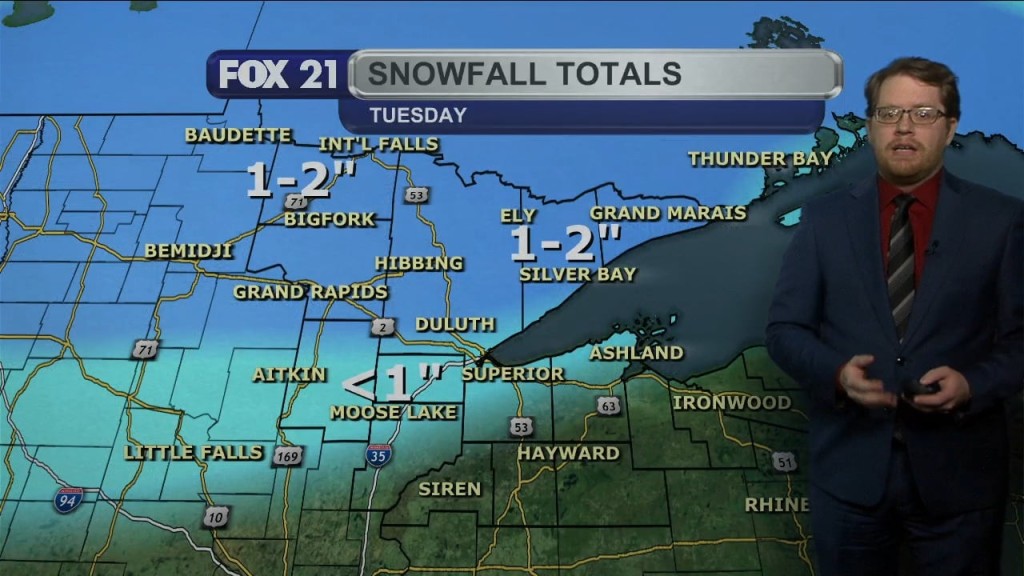 Monday Evening Northland Forecast