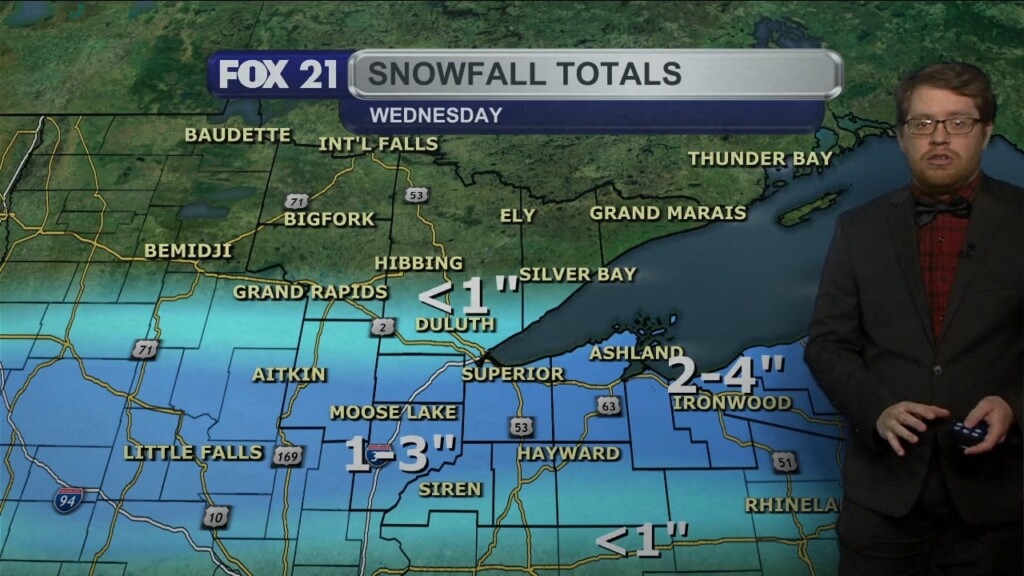 Tuesday Evening Northland Forecast