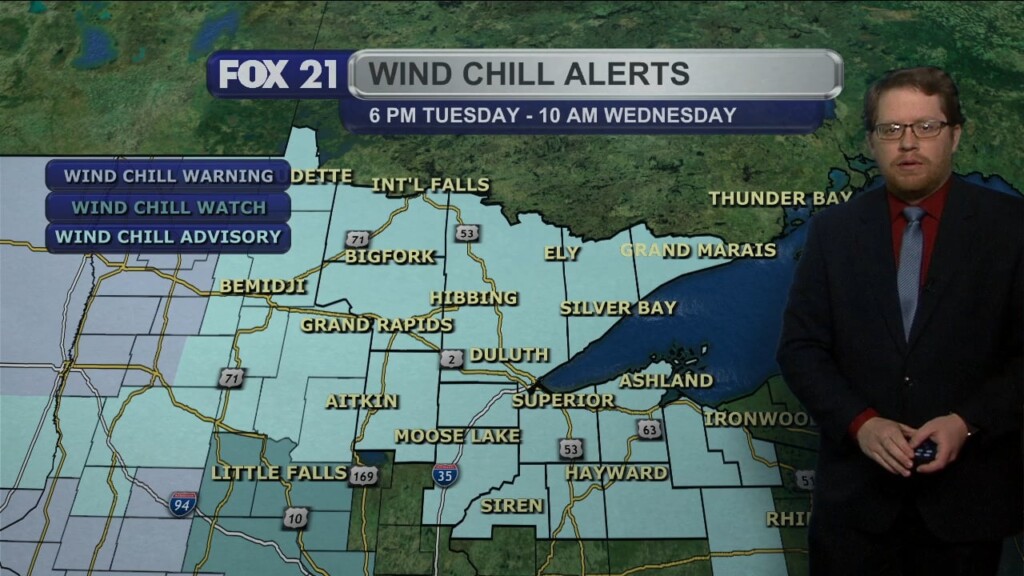 Tuesday Evening Northland Forecast