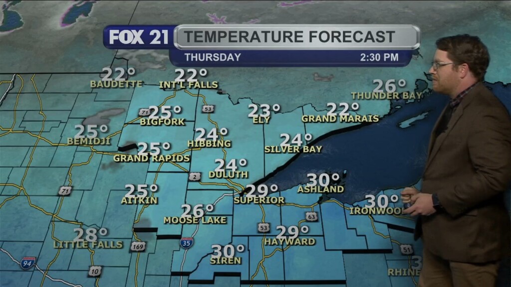 Wednesday Evening Northland Forecast