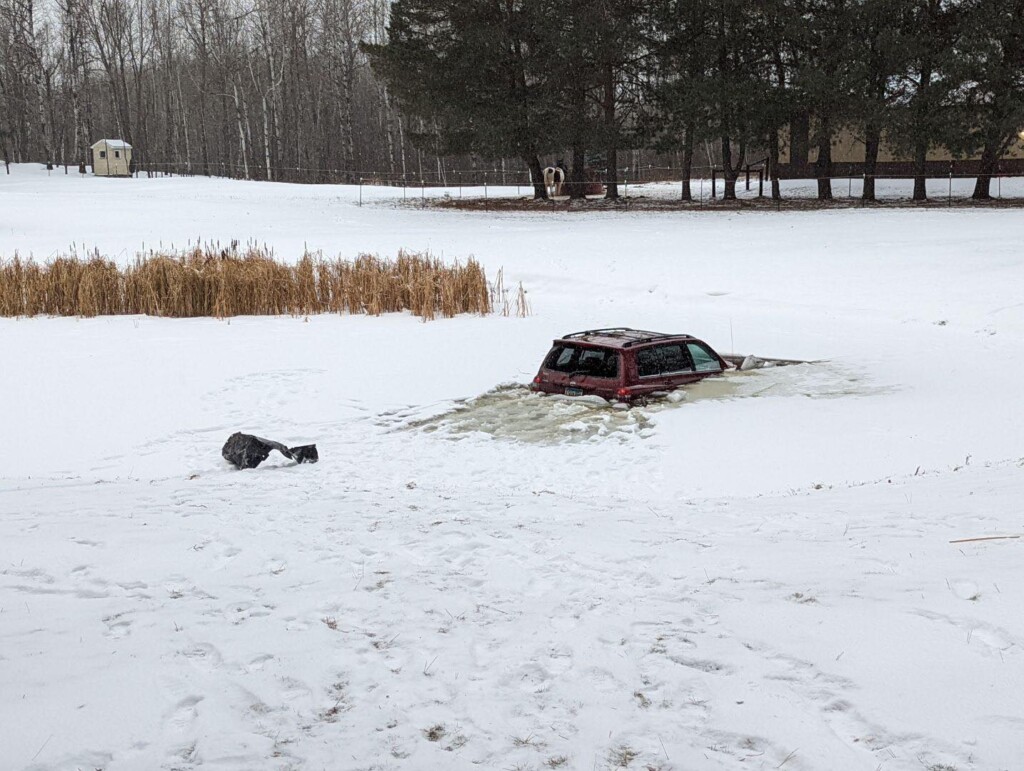 Car In Pond Pete Kramer