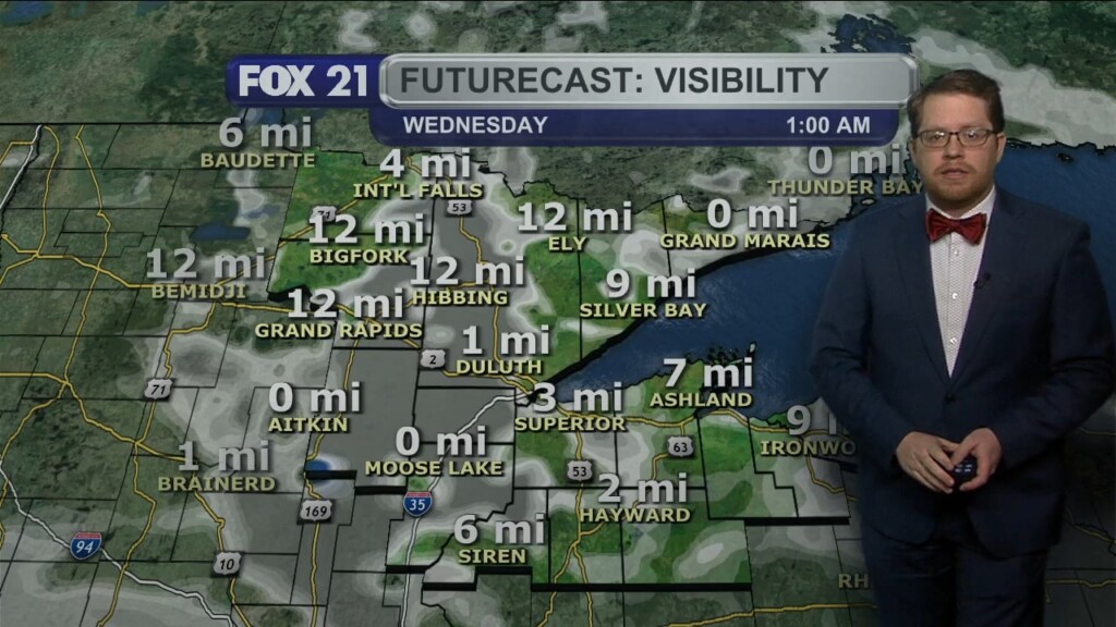 Tuesday Evening Northland Forecast