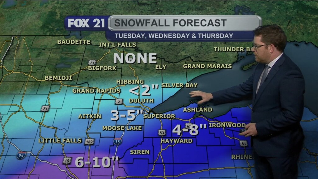 Monday Evening Northland Forecast