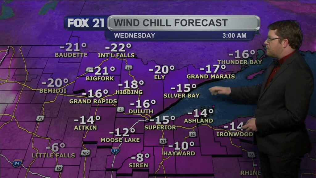 Tuesday Evening Northland Forecast