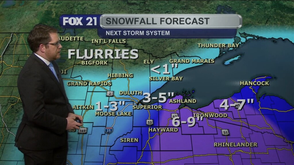 Wednesday Evening Northland Forecast