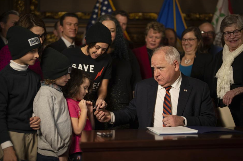 Walz Signs First 2023 Bill