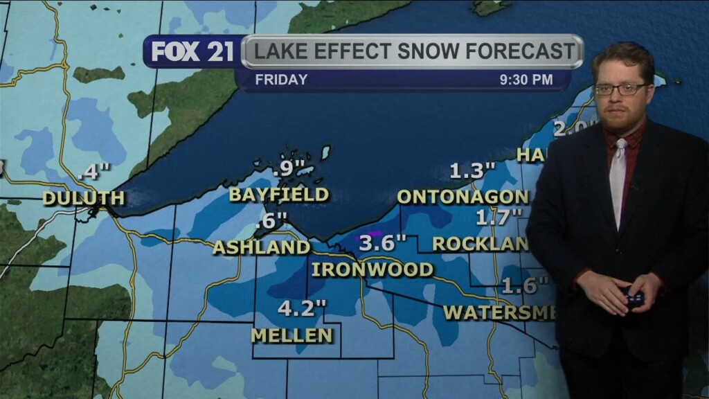 Wednesday Evening Northland Forecast