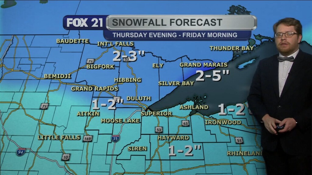 Thursday Evening Northland Forecast
