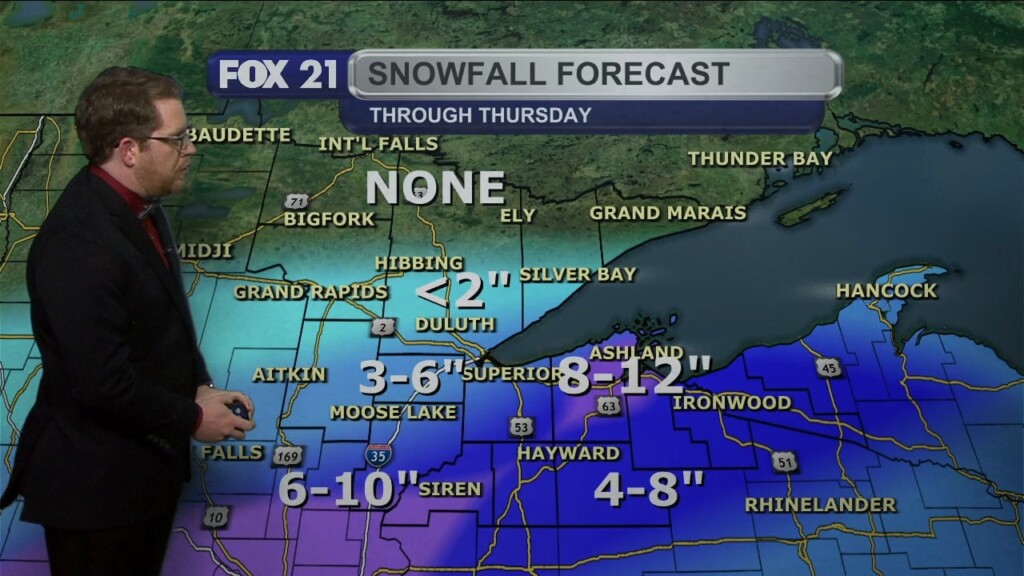 Tuesday Evening Northland Forecast