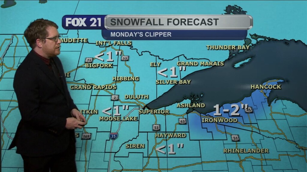 Sunday Evening Northland Forecast